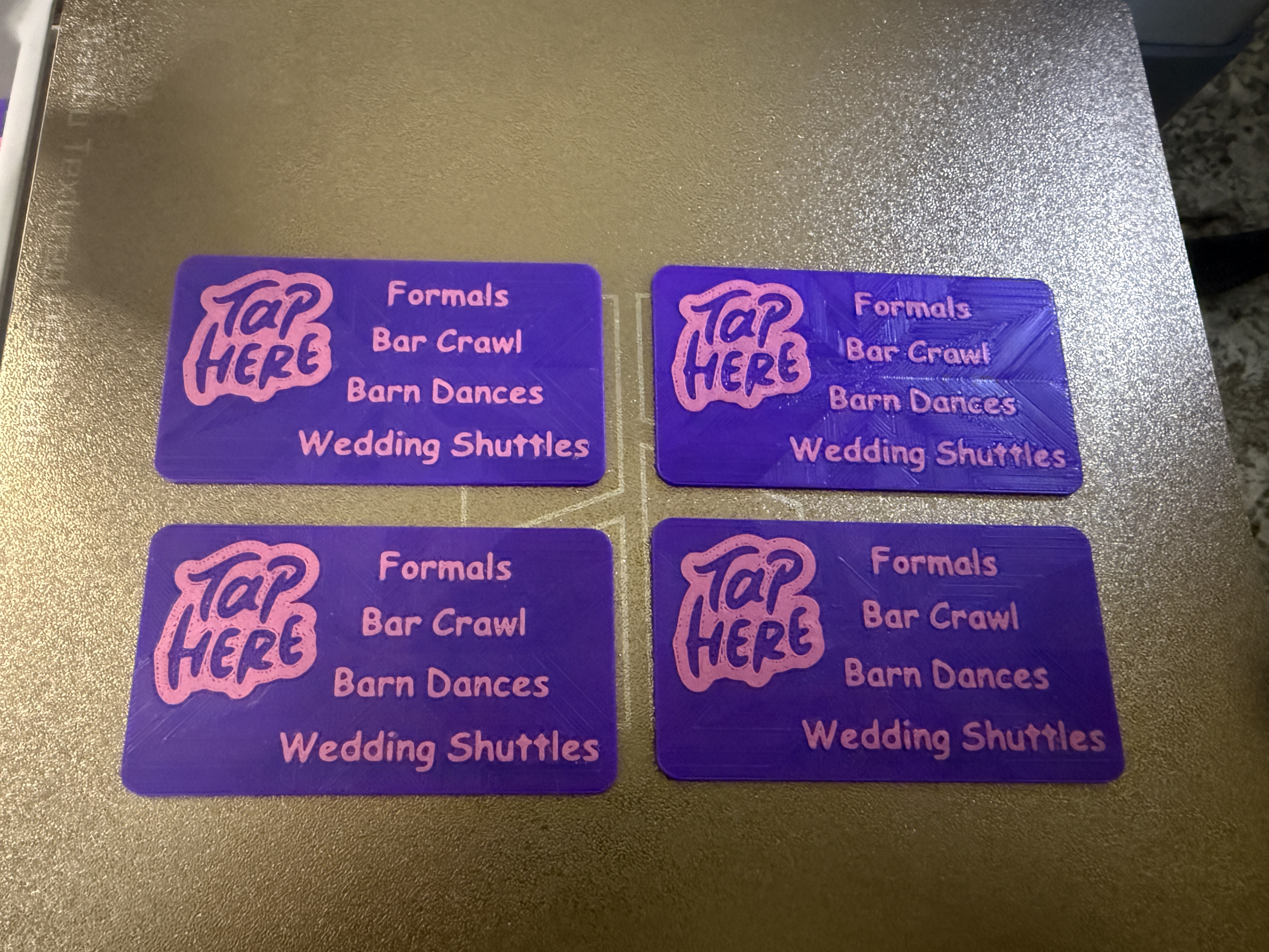 Custom Business Card Back
